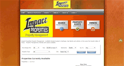 Desktop Screenshot of impactpropertiesrentals.com