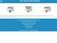Tablet Screenshot of impactpropertiesrentals.com